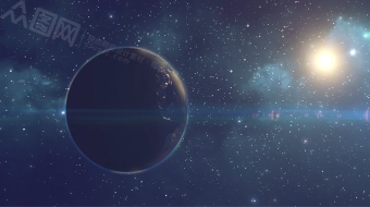 宇宙星空唯美地球运动科幻视频素材-众图网