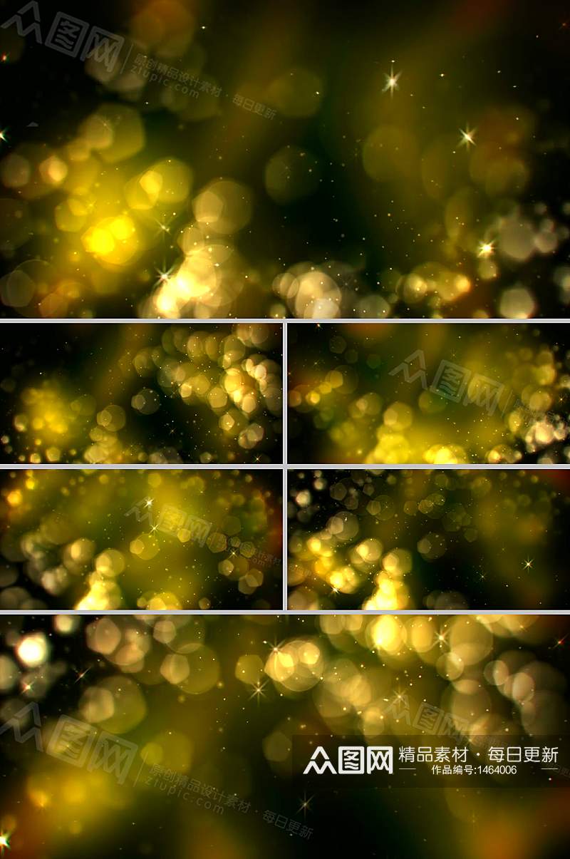 金光粼粼粒子光斑颁奖动态背景视频素材素材