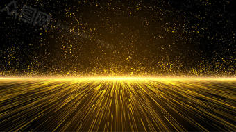 图品汇大气金色光线汇聚粒子升空年会背景视频素材-众图网