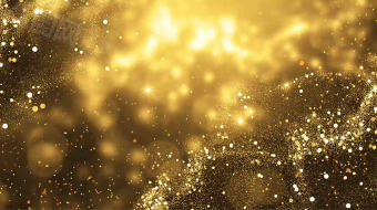 唯美大气金光粒子年会背景视频素材-众图网