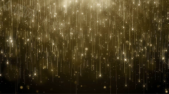 唯美金色粒子雨帘年会华丽背景视频素材-众图网