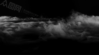 波浪起伏仙境般烟雾弥漫影视视频素材-众图网