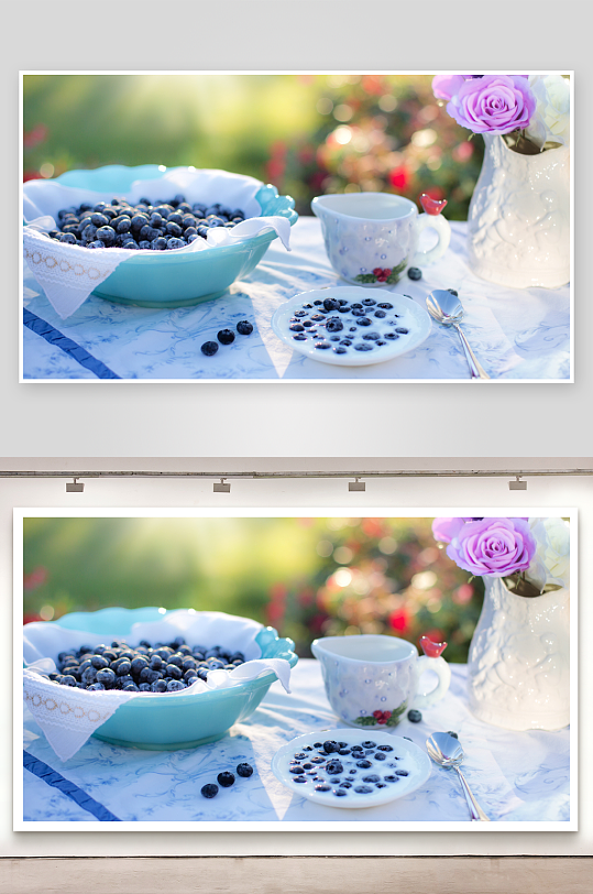 蓝莓摄影图片壁纸-众图网