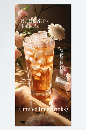 奶茶咖啡餐厅创意茶饮饮品海报
