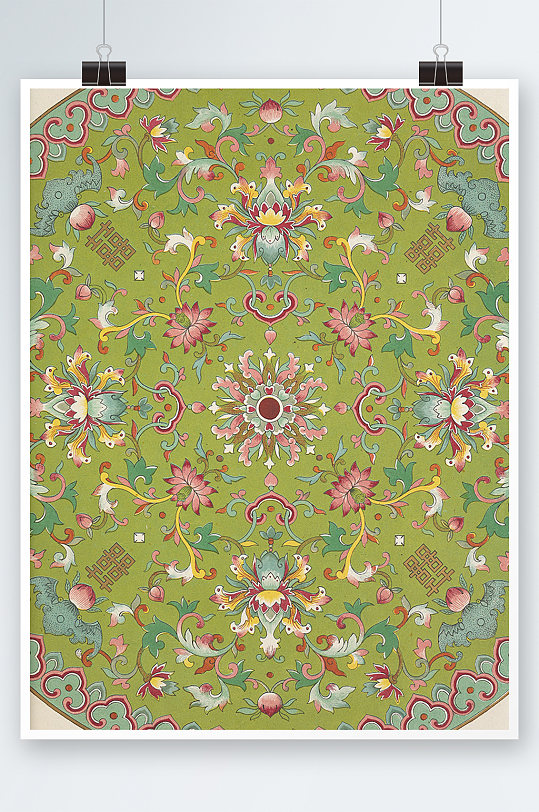 锦上添花传统花纹免扣素材