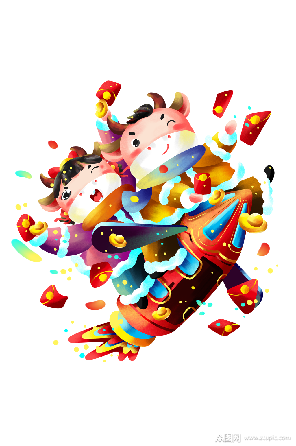 牛气冲天福气满满