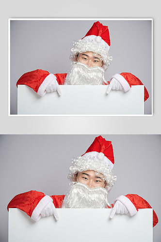 圣诞节圣诞老人人物摄影图