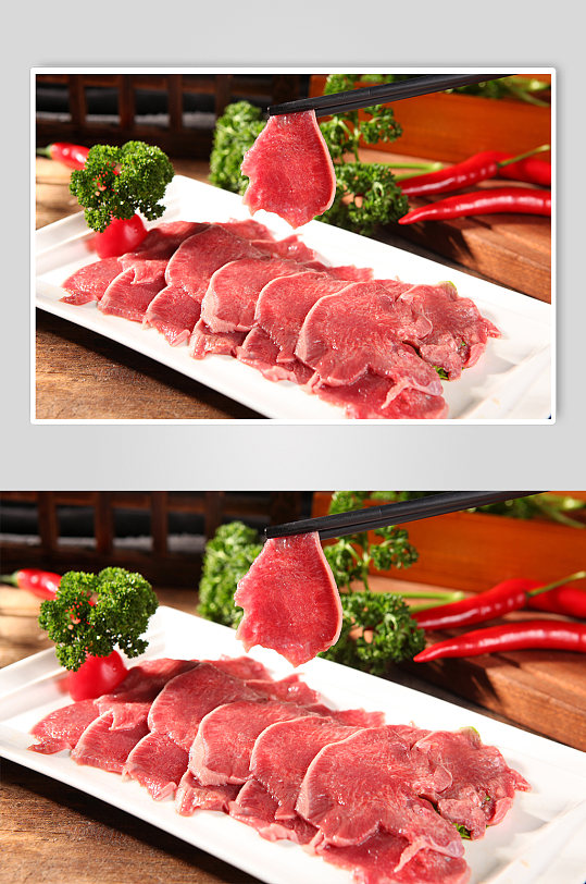 鲜牛舌火锅美食菜品摄影图片-众图网