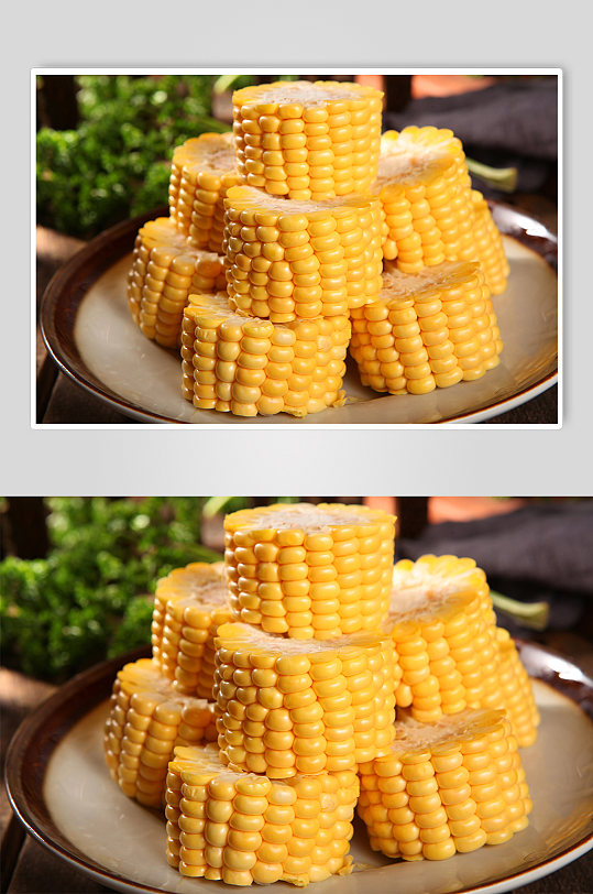 有机玉米火锅美食菜品摄影图片