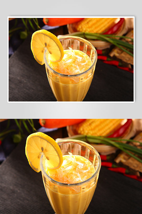 鲜榨香甜橙汁果饮夏日饮料摄影图片
