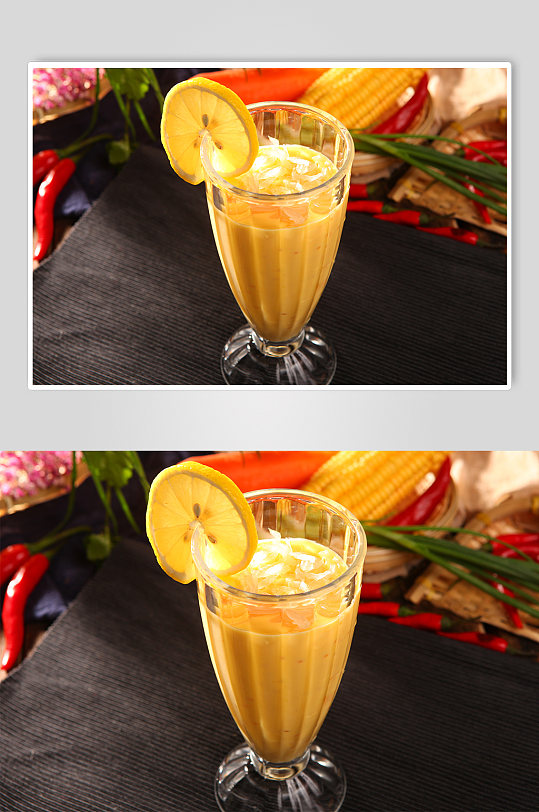 新鲜榨汁香甜橙汁果饮夏日饮料摄影图片