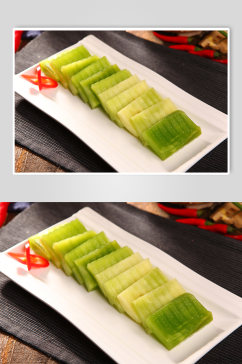 鲜莴笋火锅美食菜品摄影图片