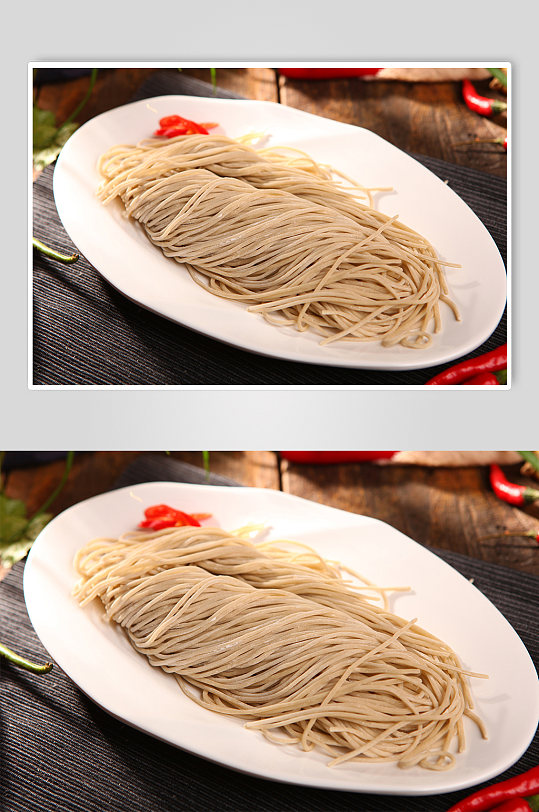 美味手工粗粮面美食菜品摄影图片