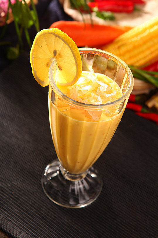 夏日鲜榨橙汁果饮美食饮料摄影图片