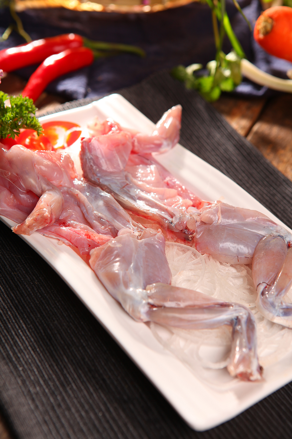 美味牛蛙火锅美食菜品摄影图片素材
