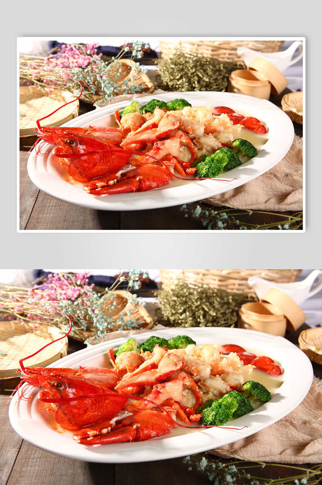 美味特色小龙虾海鲜美食菜品摄影图片素材