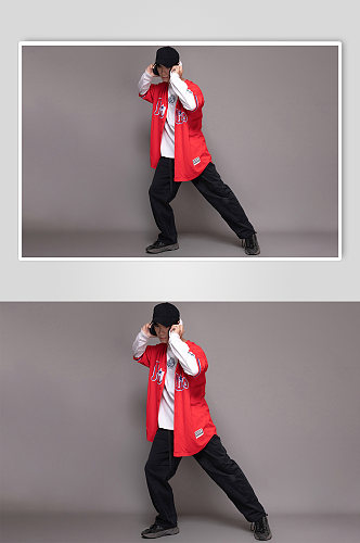 炫酷青年潮流街舞少年人物摄影图片