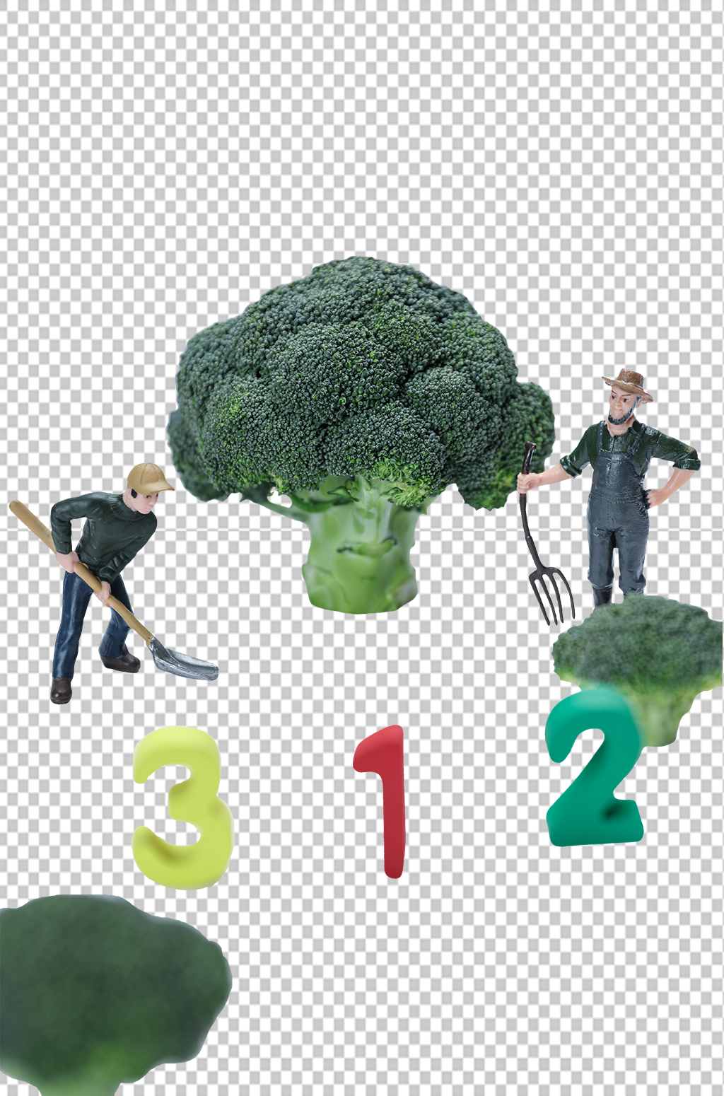 312春天创意播种植树节物品png摄影图素材