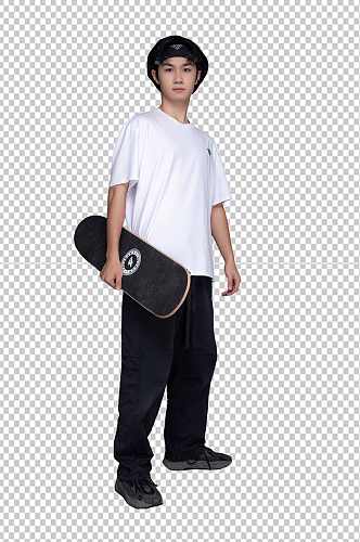 酷炫滑板青年街舞少年人物人物png摄影图