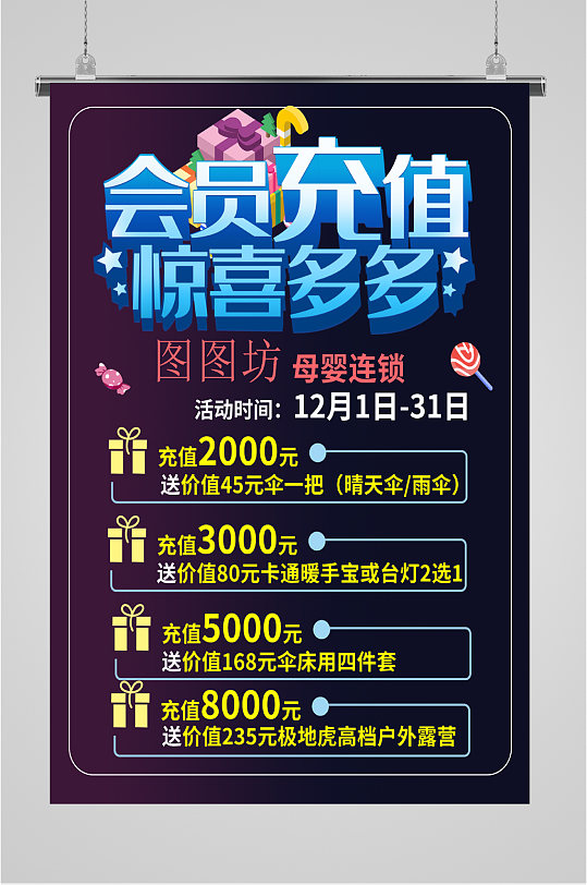 会员充值惊喜多多