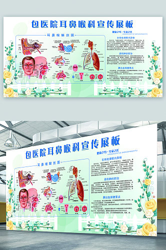 耳鼻喉科宣传展板栏