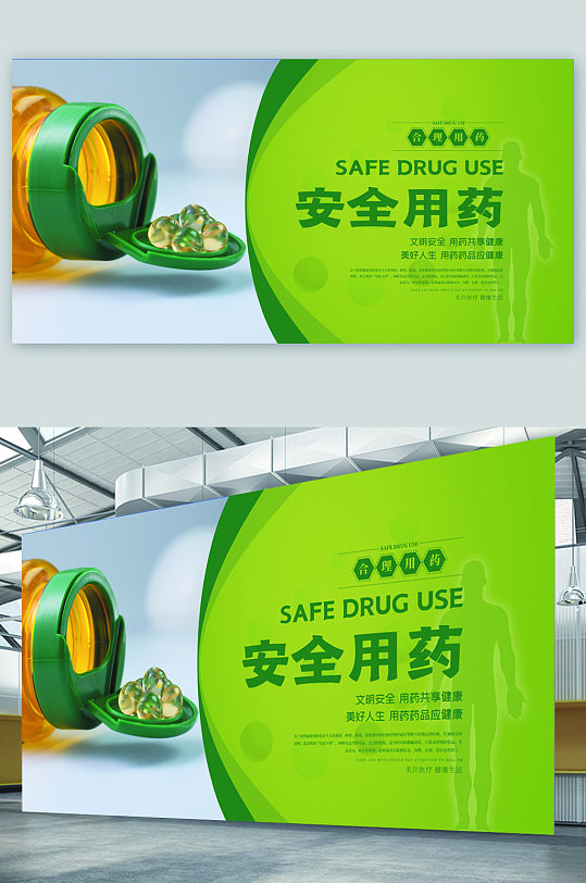 安全合理用药展板