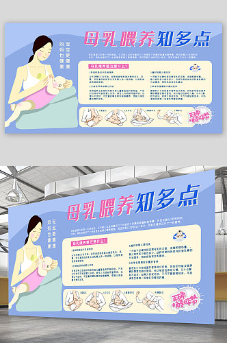 母乳喂养知识展板