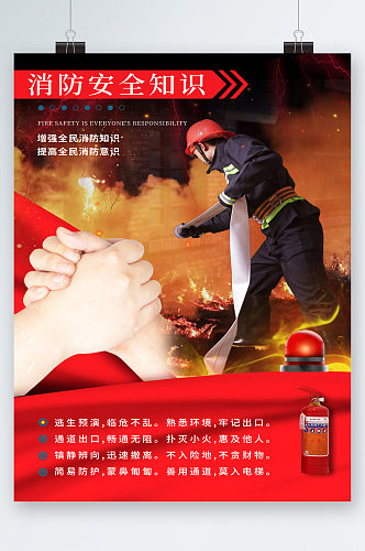 消防安全知识海报