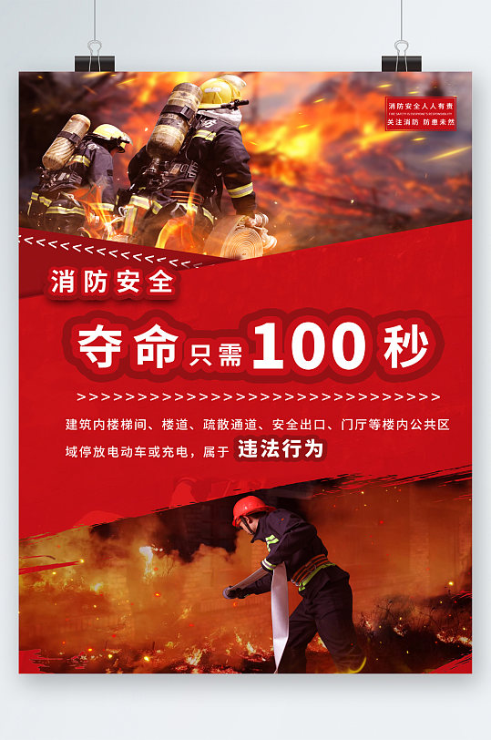 火灾消防安全海报