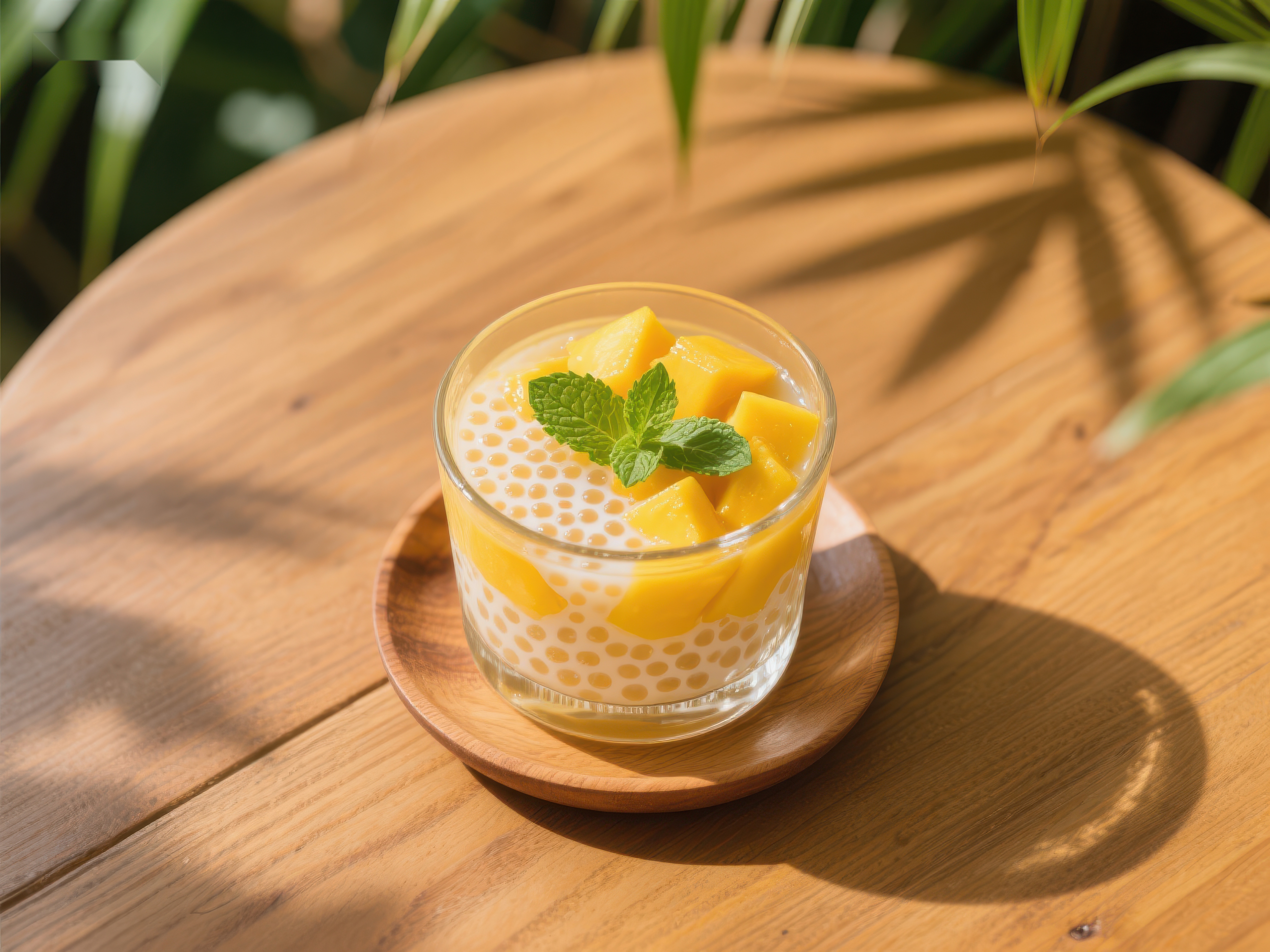 芒果西米露夏日清凉甜品素材