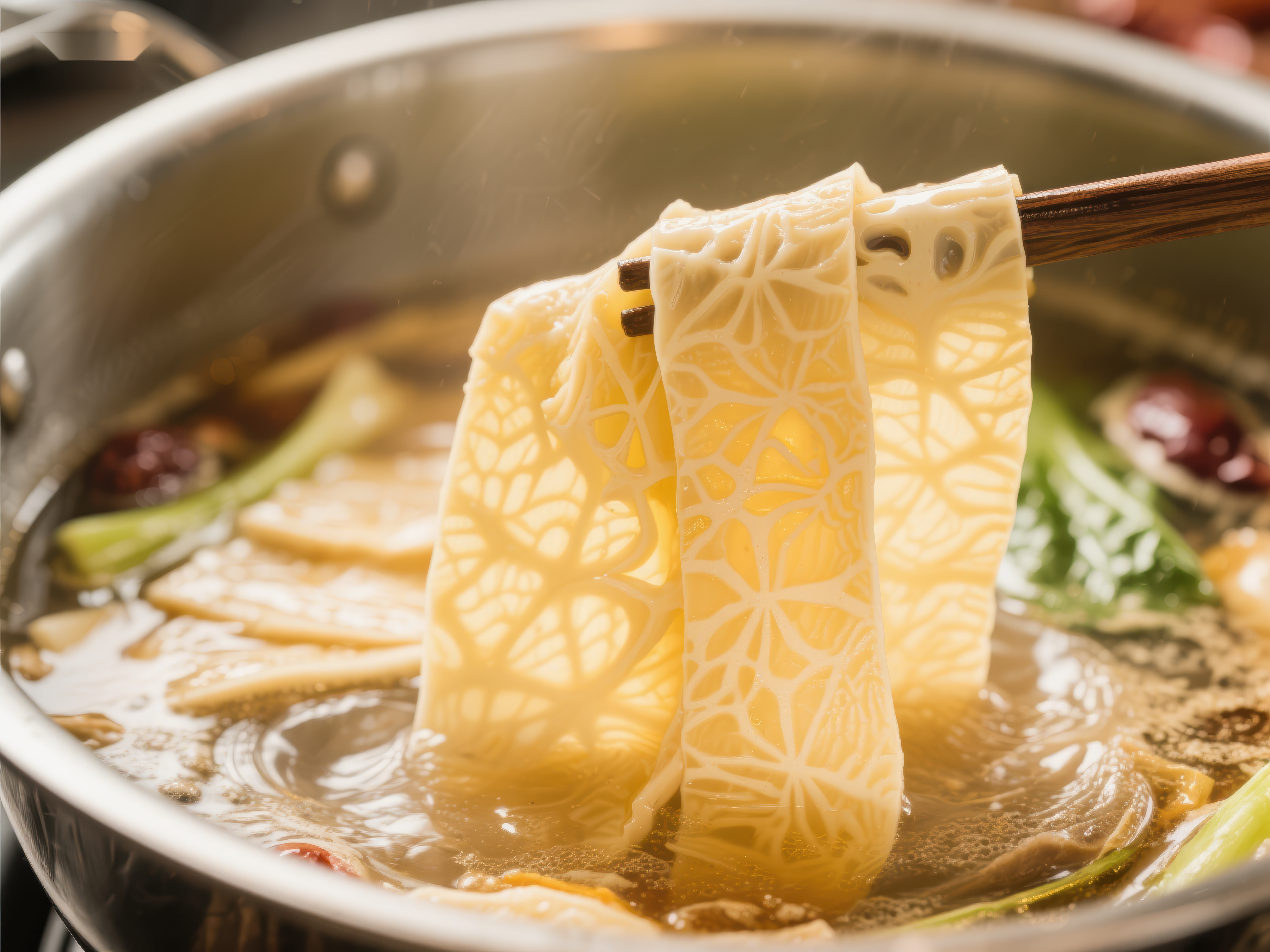 火锅中的雕刻食材素材