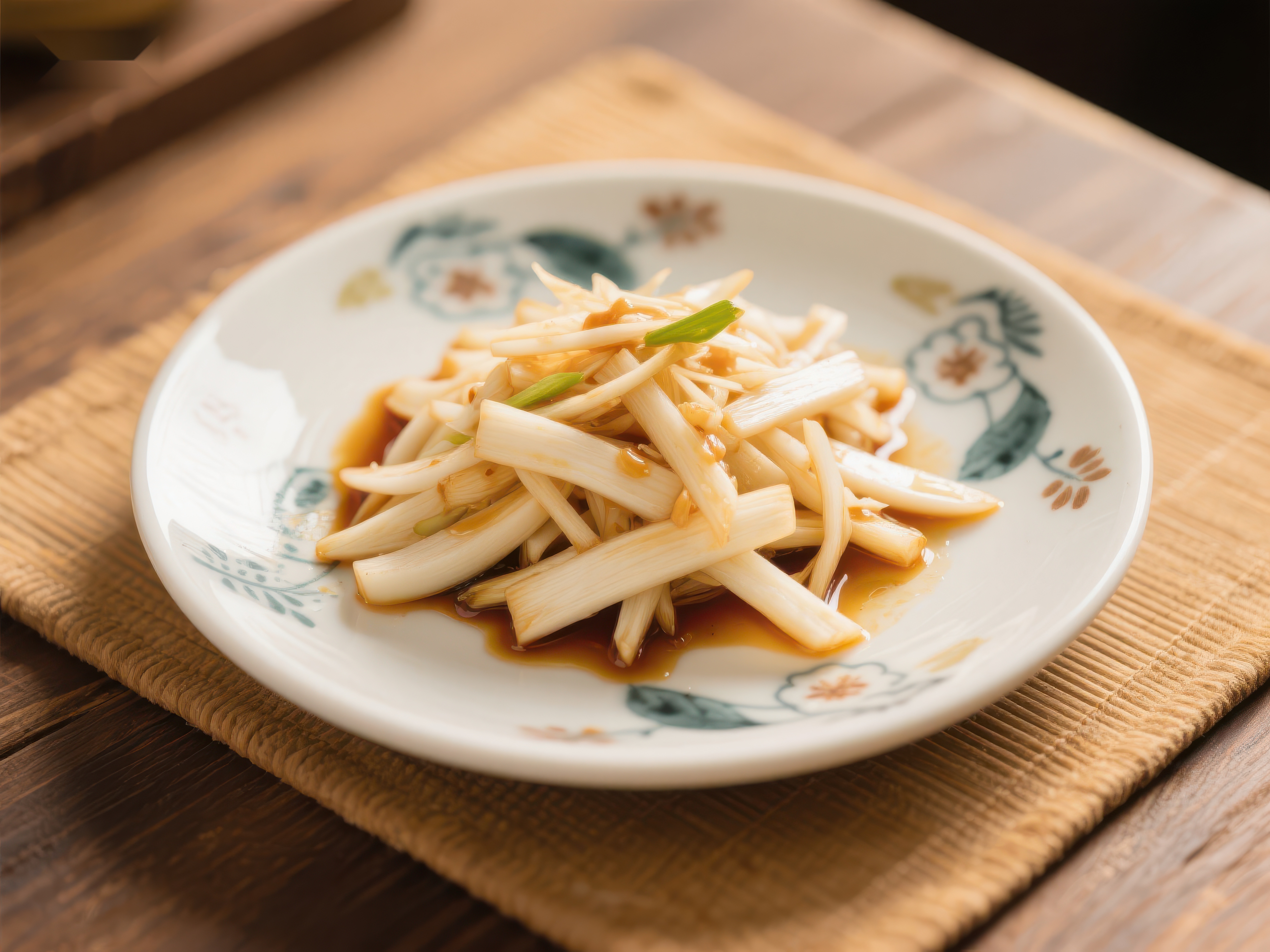 清炒竹笋丝美味家常菜素材