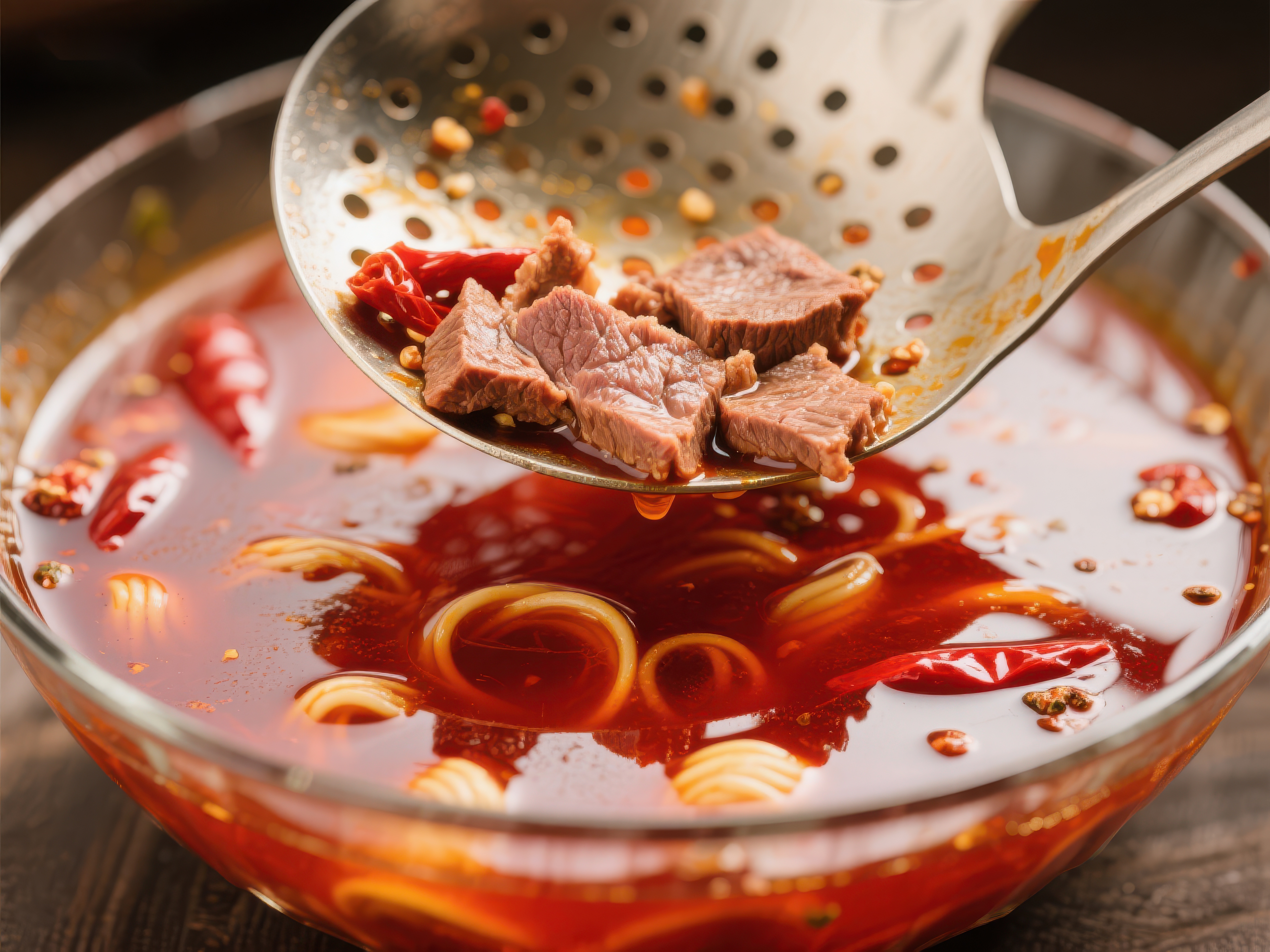 麻辣牛肉面热辣鲜香素材