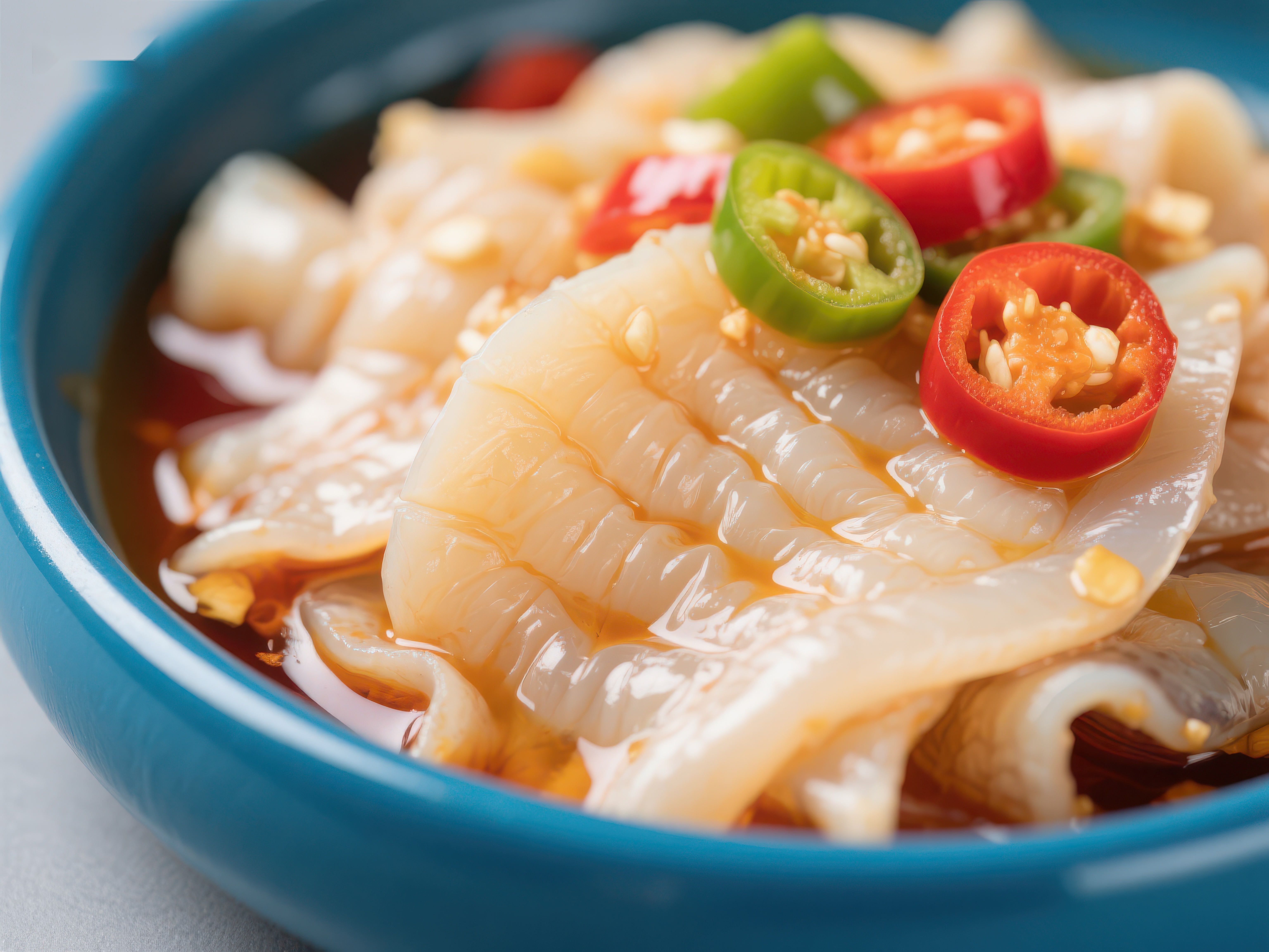 麻辣鱿鱼须鲜辣美味素材