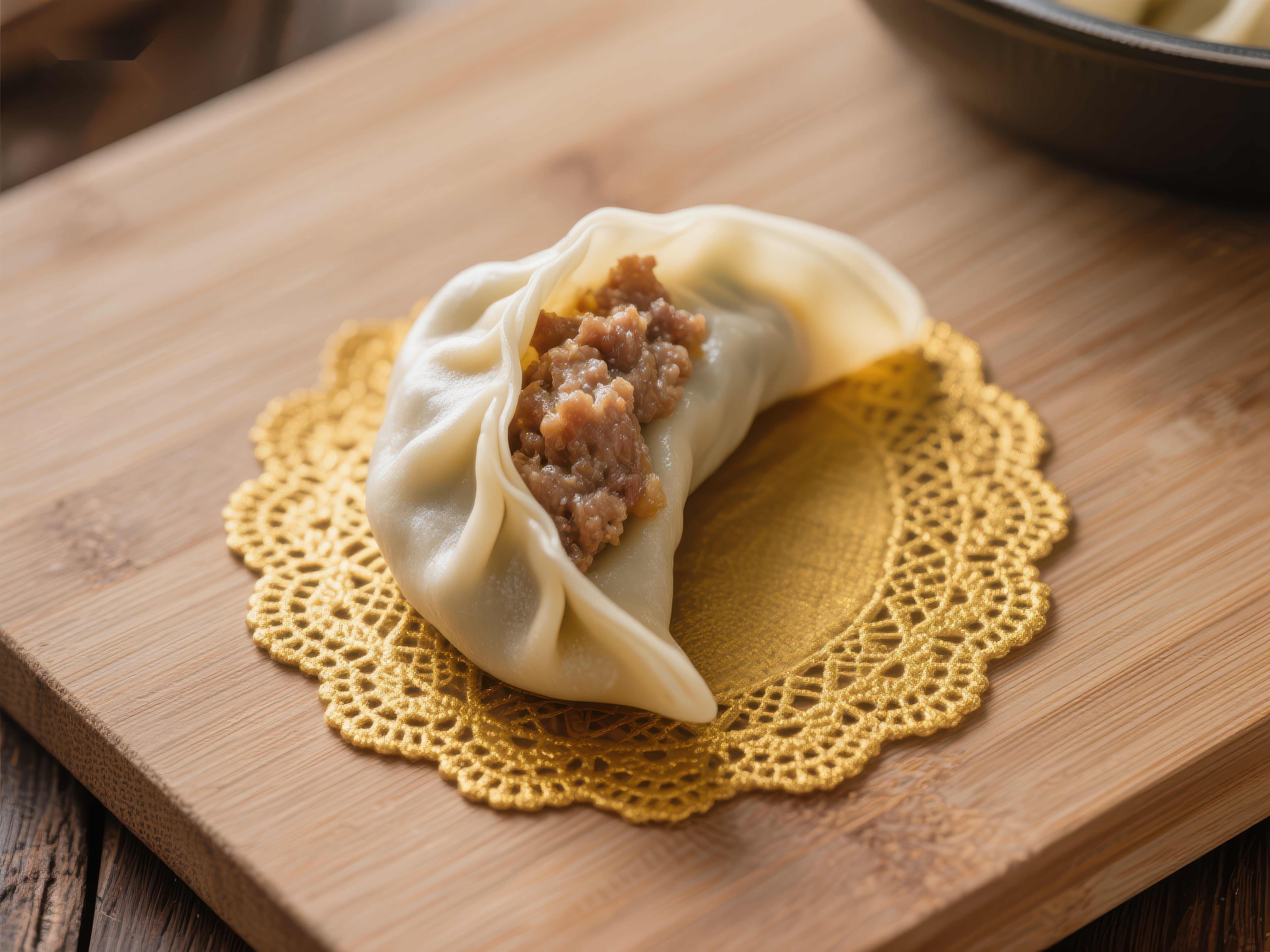 鲜美饺子馅料饱满素材
