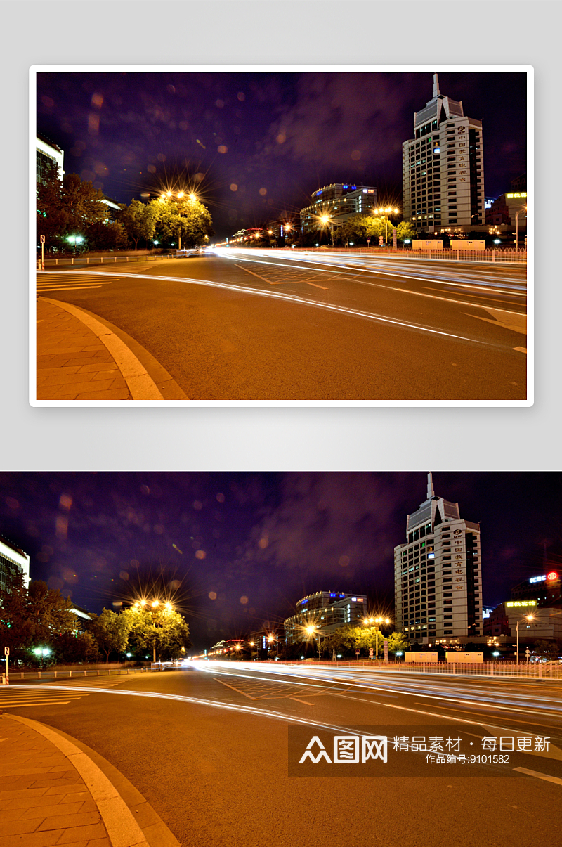 北京复兴门夜色图片第6张素材