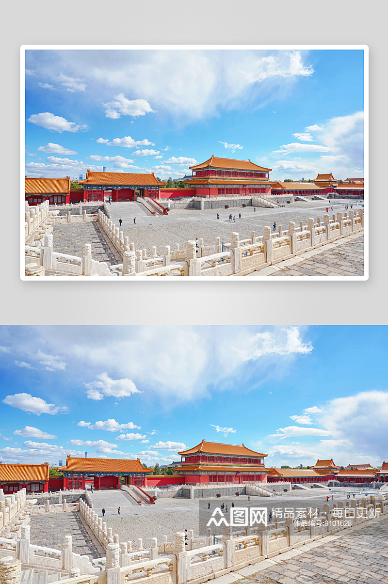 北京故宫博物院建筑风景图片第1张素材