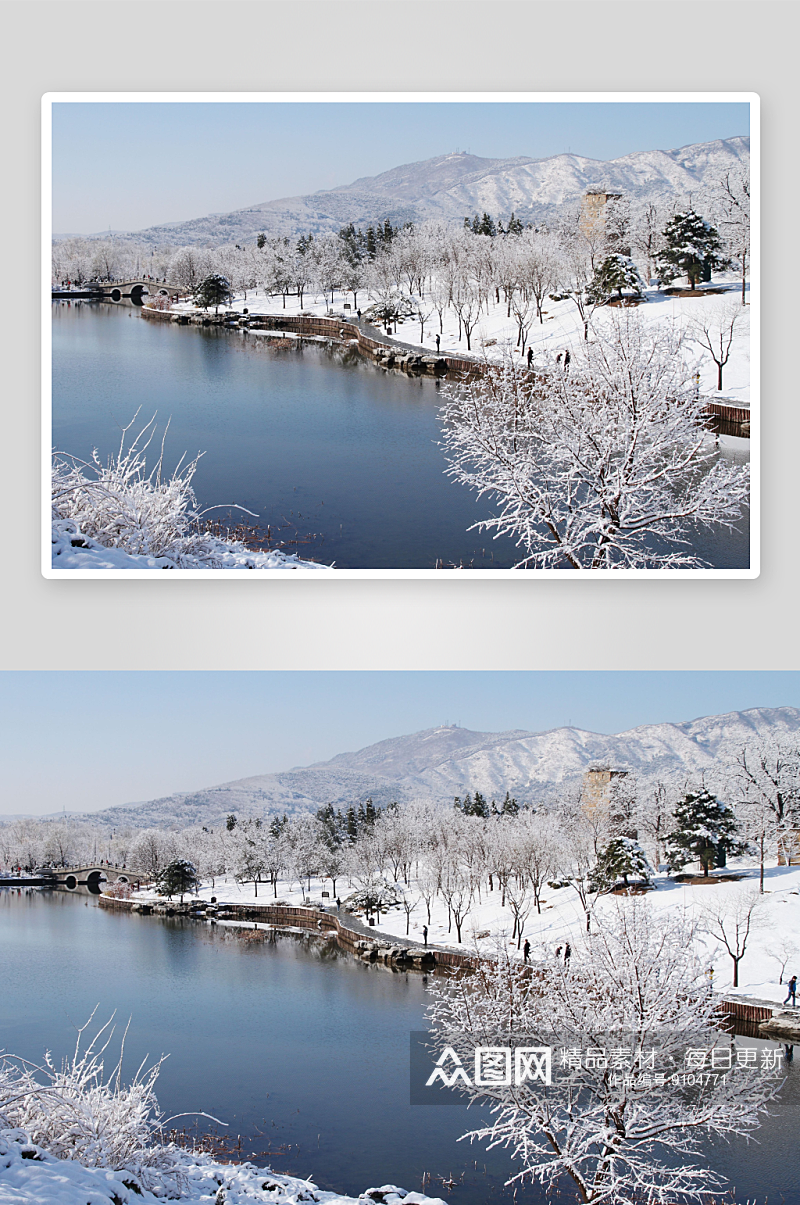 北京植物园雪景图片第6张素材