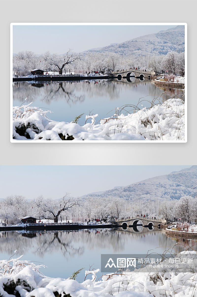 北京植物园雪景图片第4张素材