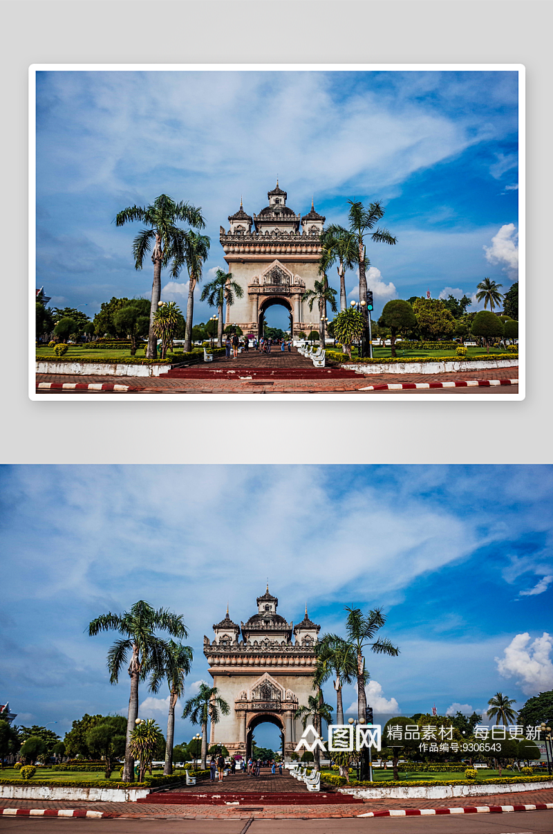 老挝人文风景图片素材