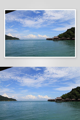 马来西亚绿中海风景图片