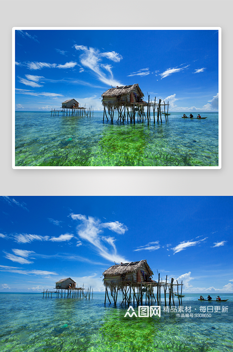 马来西亚仙本娜风景图片素材
