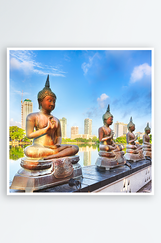 泰国佛像景色图片