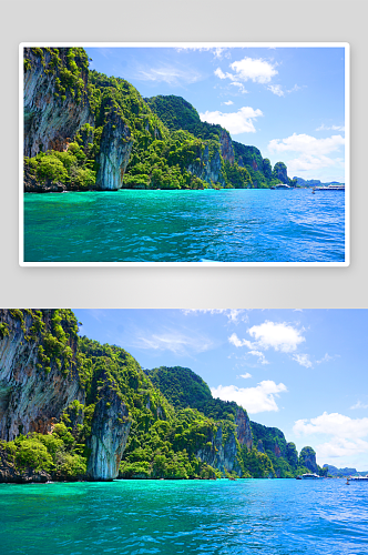 泰国皮皮岛海边风景图片