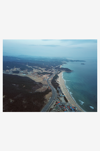 韩国海水浴场风景图片