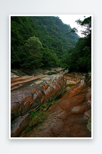 福建大安源黄冈山大峡谷风景图片