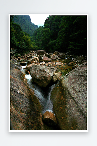 福建大安源黄冈山大峡谷风景图片