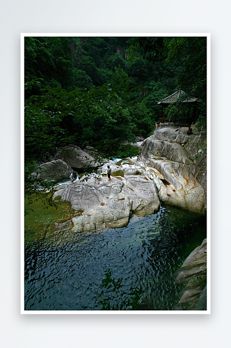 福建大安源黄冈山大峡谷风景图片