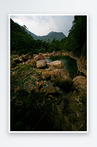 福建大安源黄冈山大峡谷风景图片