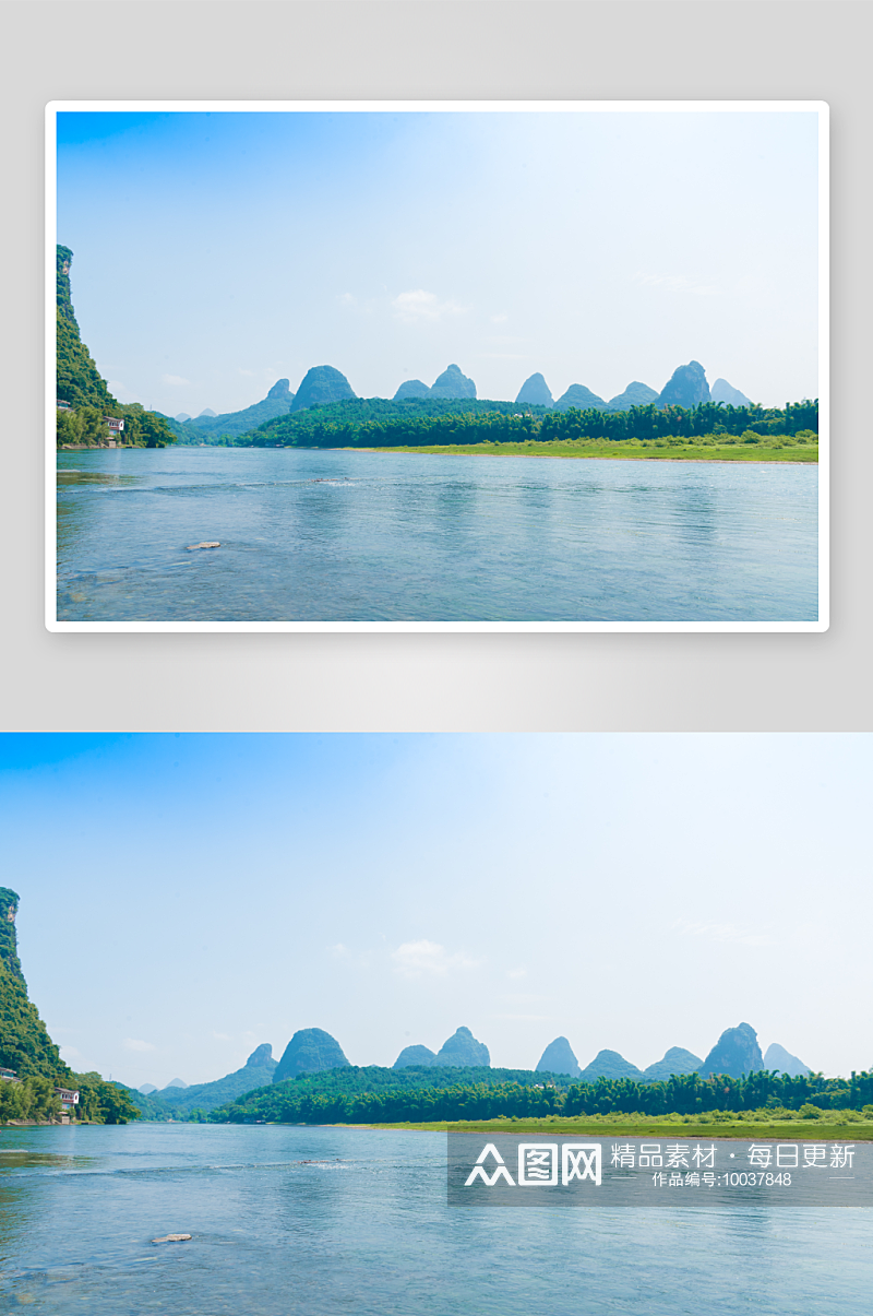 广西桂林漓江自然风景图片素材